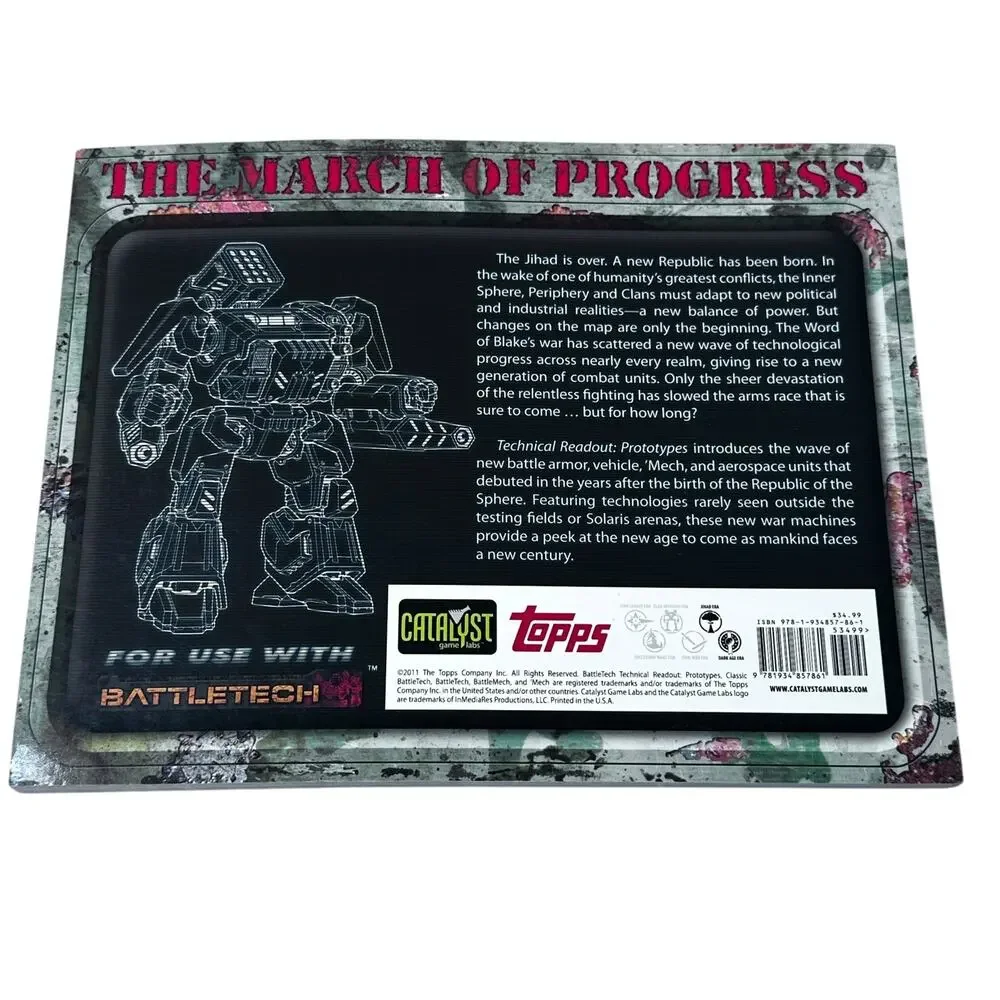 BattleTech Technical Readout Prototypes - Catalyst Game Labs 35132